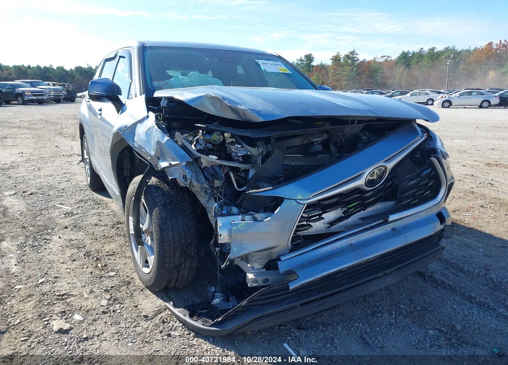 2021 TOYOTA HIGHLANDER LE VIN: 5TDBZRBH5MS058114