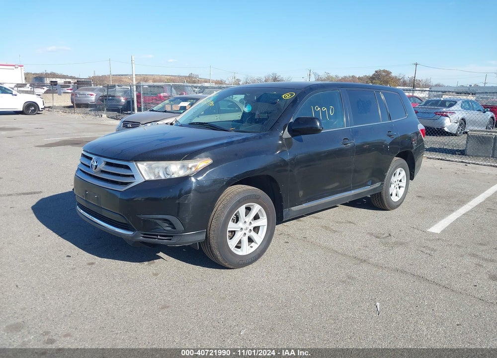 2012 TOYOTA HIGHLANDER BASE V6 (A5) VIN: 5TDBK3EHXCS126922