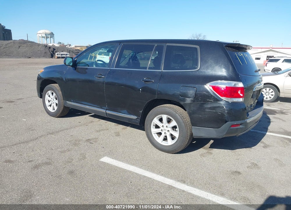 2012 TOYOTA HIGHLANDER BASE V6 (A5) VIN: 5TDBK3EHXCS126922