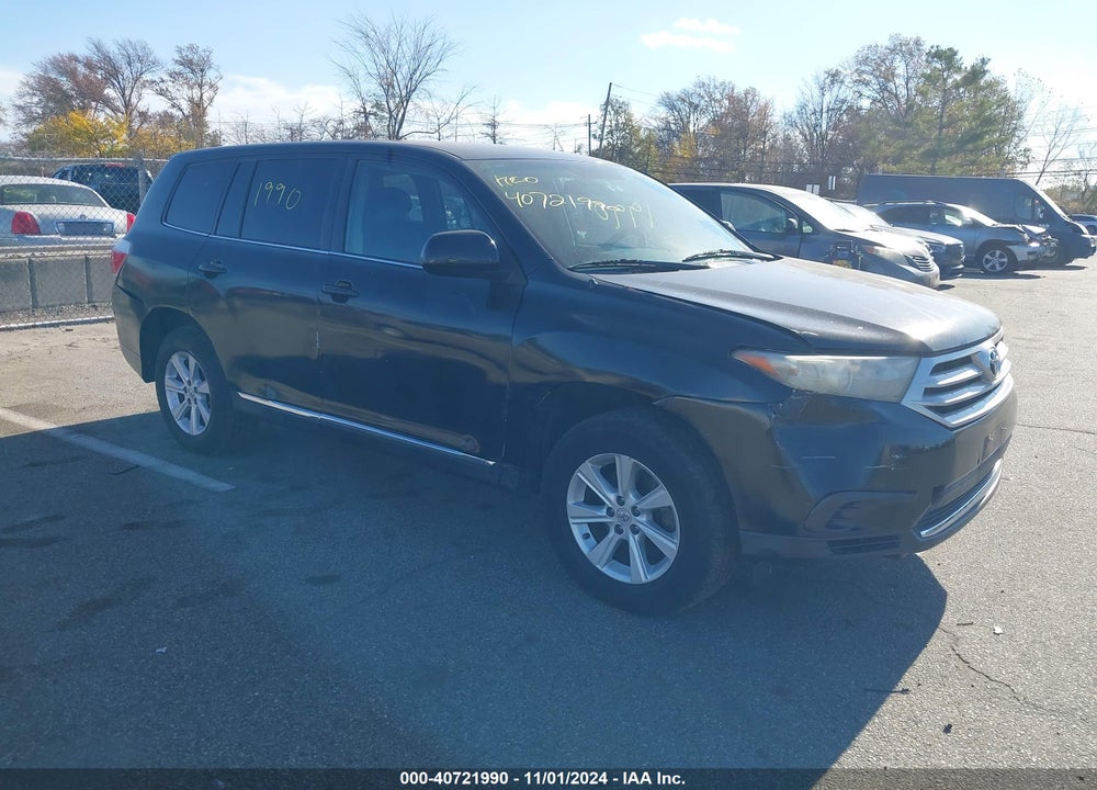 2012 TOYOTA HIGHLANDER BASE V6 (A5) VIN: 5TDBK3EHXCS126922
