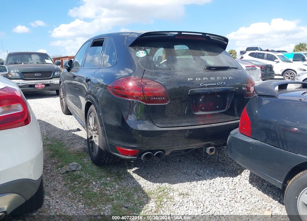 2014 PORSCHE CAYENNE GTS VIN: WP1AD2A28ELA71746