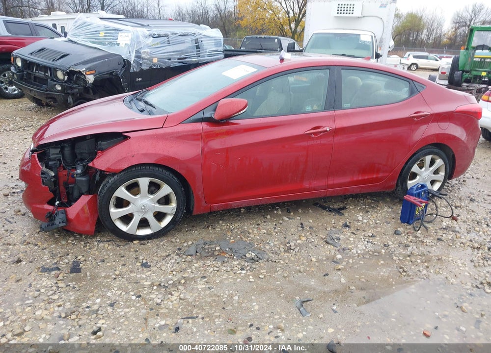 2011 HYUNDAI ELANTRA LIMITED (ULSAN PLANT) VIN: KMHDH4AE8BU088248