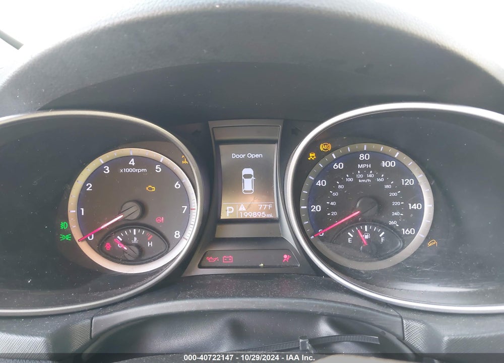 2013 HYUNDAI SANTA FE GLS VIN: KM8SNDHF2DU032100