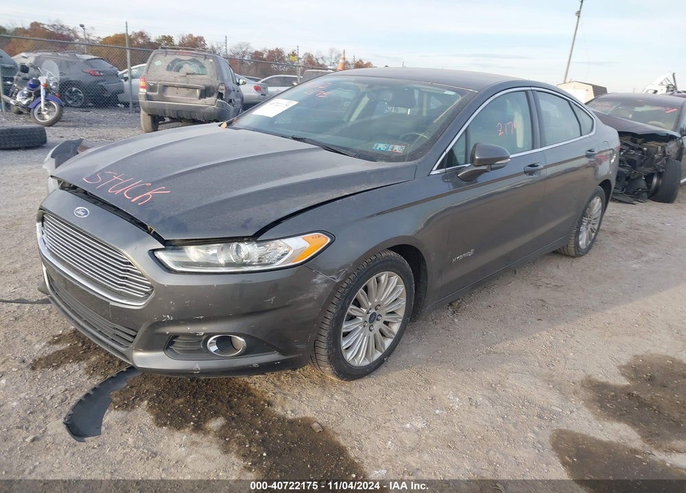 2016 FORD FUSION HYBRID SE VIN: 3FA6P0LU9GR324651