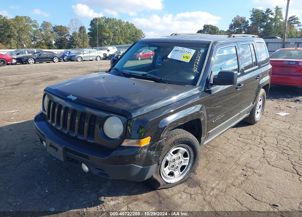 2012 JEEP PATRIOT SPORT VIN: 1C4NJPBA3CD605015