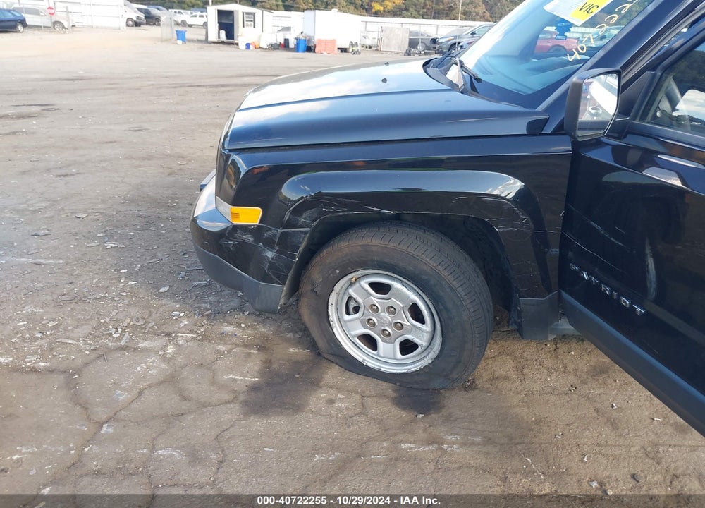 2012 JEEP PATRIOT SPORT VIN: 1C4NJPBA3CD605015