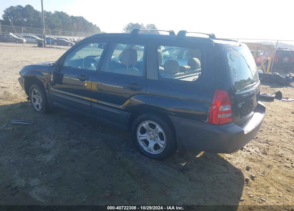 2005 SUBARU FORESTER 2.5X VIN: JF1SG63605H704463