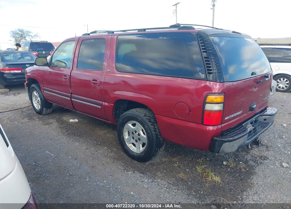 2005 CHEVROLET SUBURBAN 1500 LT VIN: 3GNEC16Z75G275416