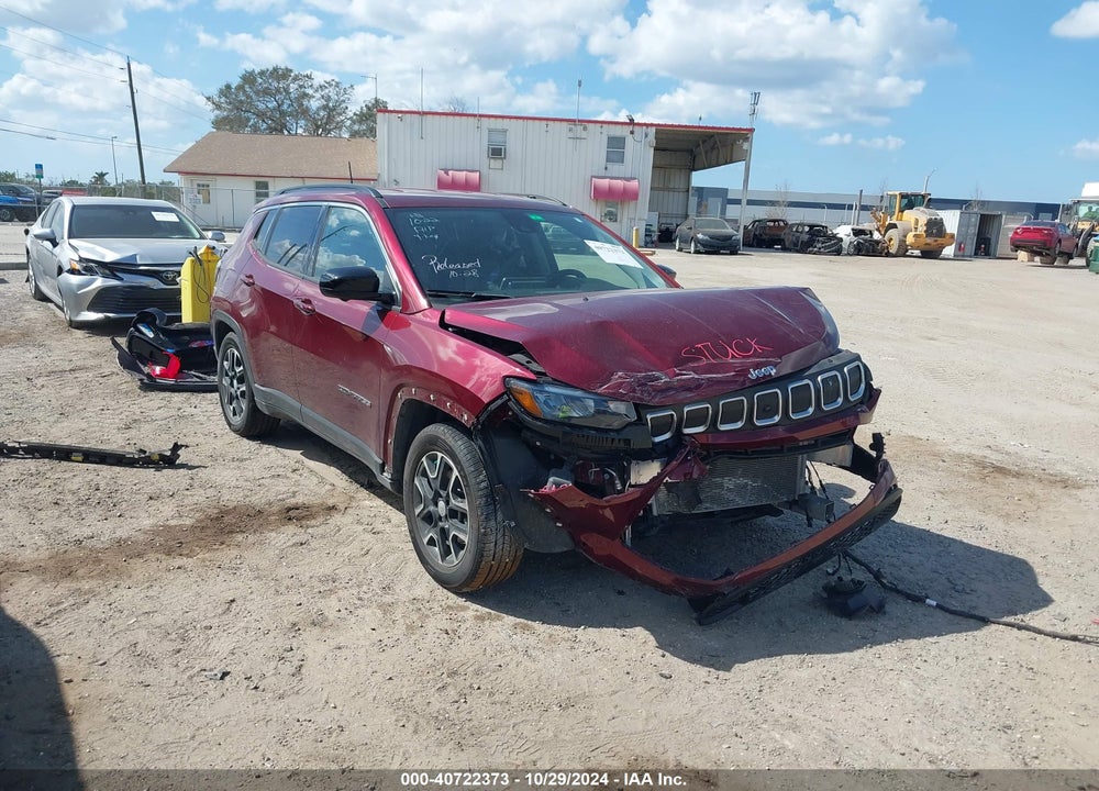 2022 JEEP COMPASS LATITUDE FWD VIN: 3C4NJCBB1NT112822