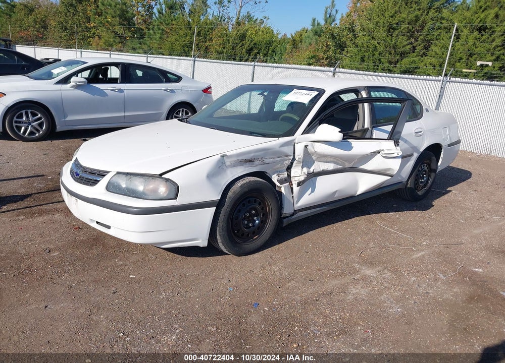 2003 CHEVROLET IMPALA VIN: 2G1WF52E839226806