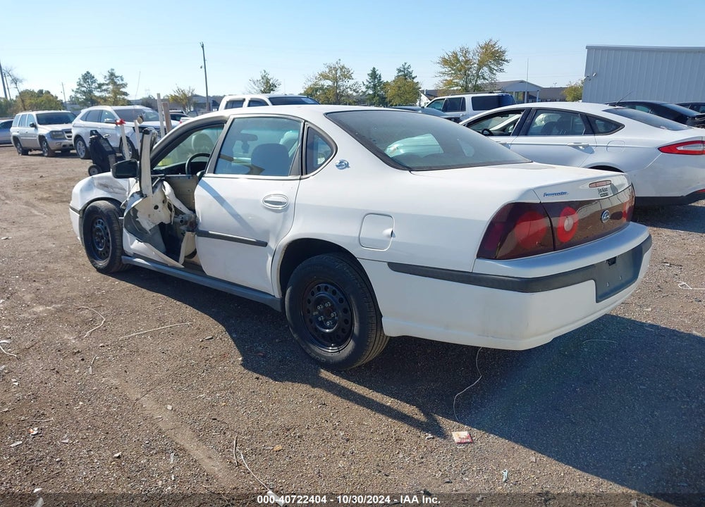 2003 CHEVROLET IMPALA VIN: 2G1WF52E839226806