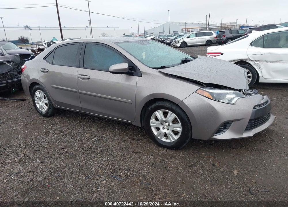 2016 TOYOTA COROLLA LE VIN: 2T1BURHE6GC650548
