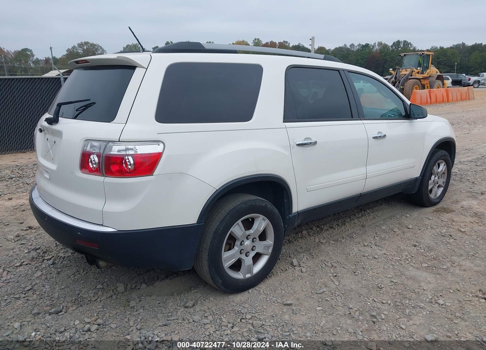 2012 GMC ACADIA SLE VIN: 1GKKRPED6CJ387708