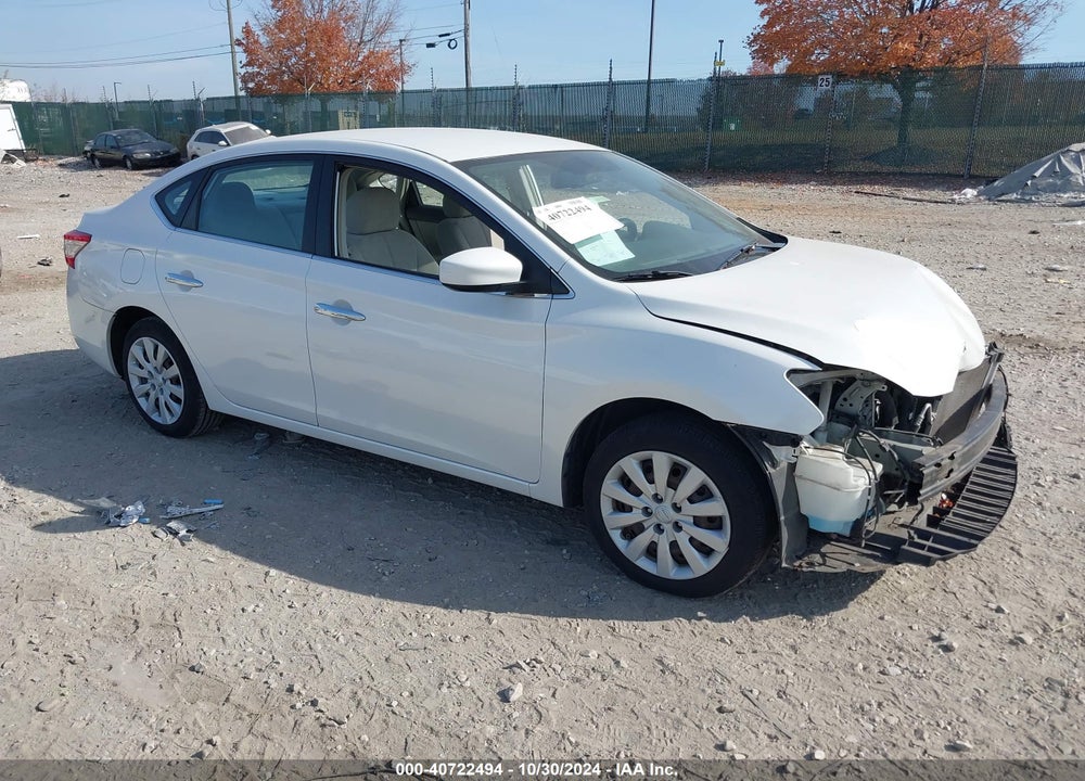 2013 NISSAN SENTRA SV VIN: 3N1AB7AP2DL749557