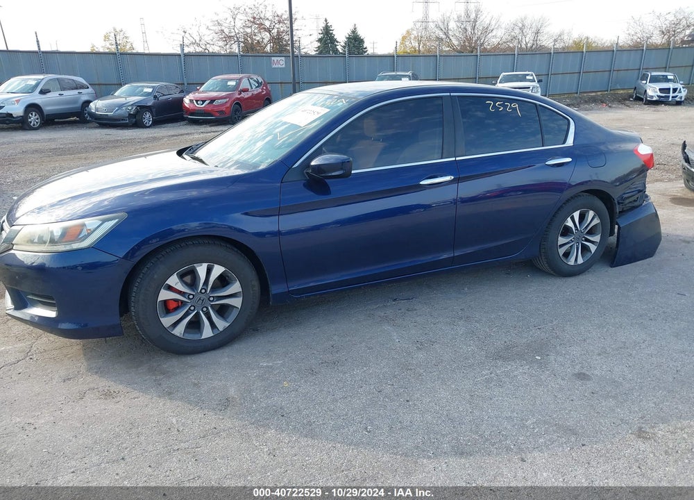 2013 HONDA ACCORD LX VIN: 1HGCR2F39DA059453