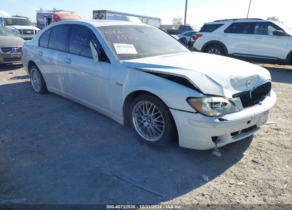2008 BMW 750I VIN: WBAHL83508DT11381