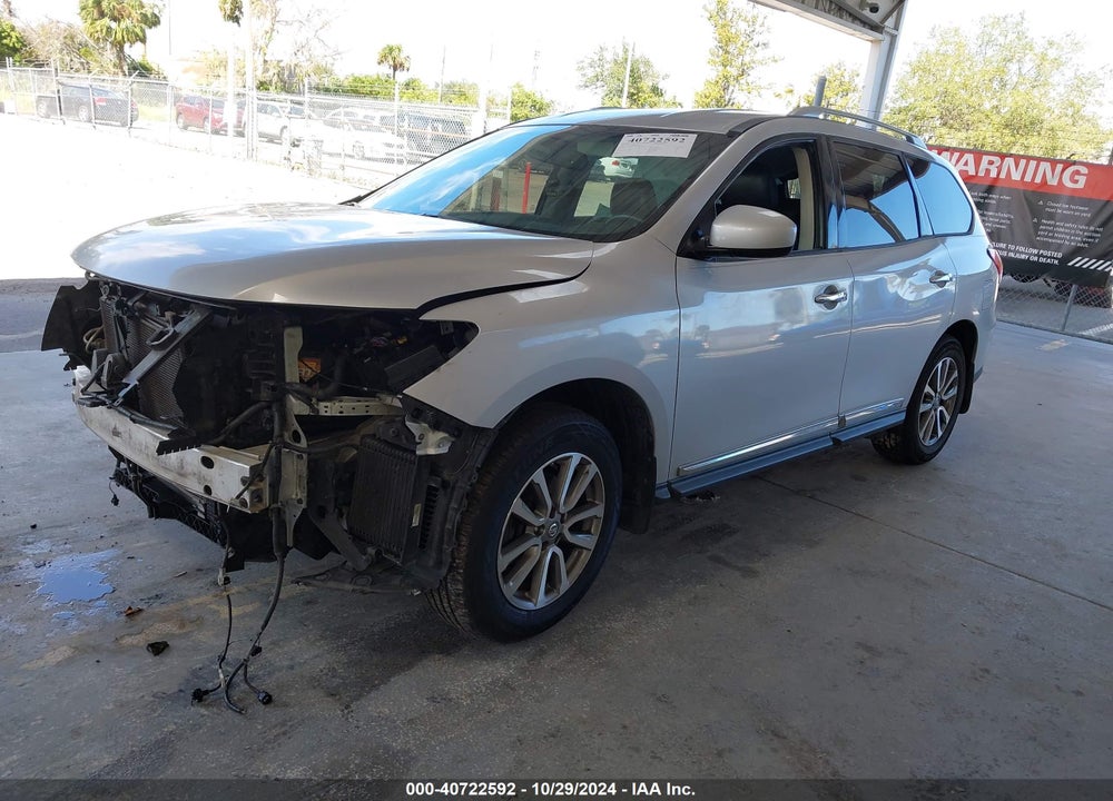 2014 NISSAN PATHFINDER SL VIN: 5N1AR2MM9EC703455