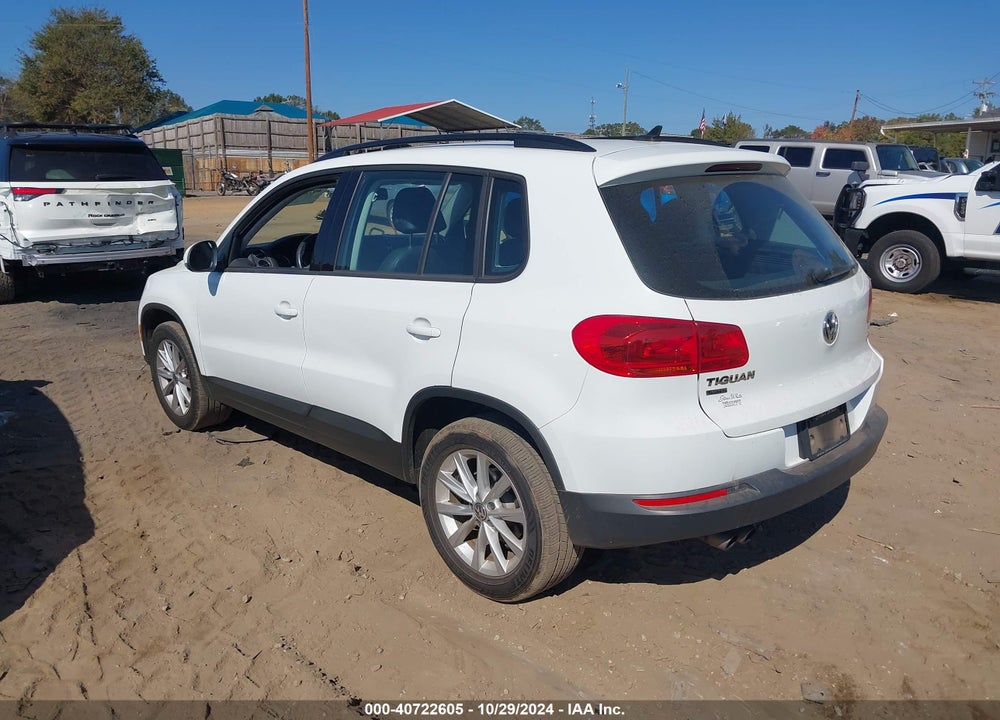 2017 VOLKSWAGEN TIGUAN 2.0T/2.0T S VIN: WVGAV7AX3HK052535