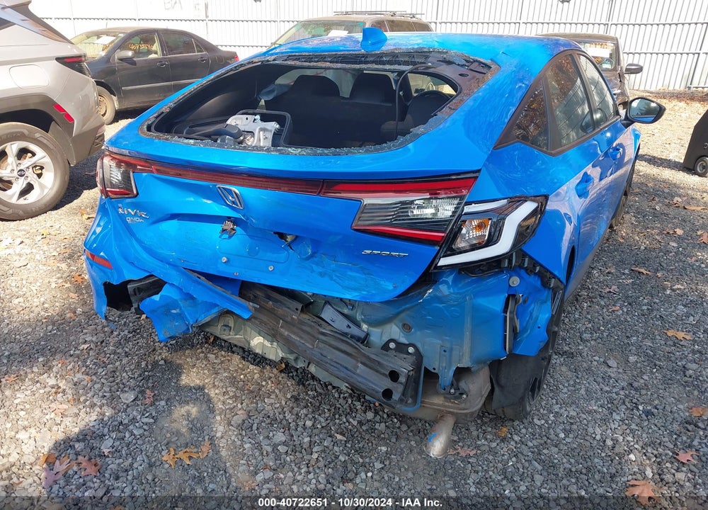 2022 HONDA CIVIC SPORT VIN: 19XFL2H84NE008818