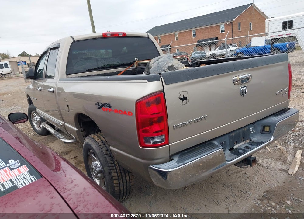2005 DODGE RAM 2500 SLT/LARAMIE VIN: 3D7KS28C45G770451