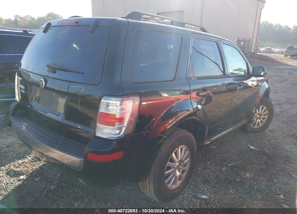 2009 MERCURY MARINER PREMIER VIN: 4M2CU877X9KJ13937
