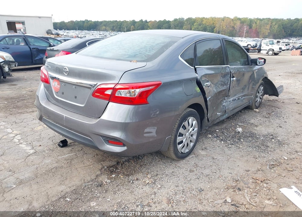 2016 NISSAN SENTRA S VIN: 3N1AB7AP9GY306376