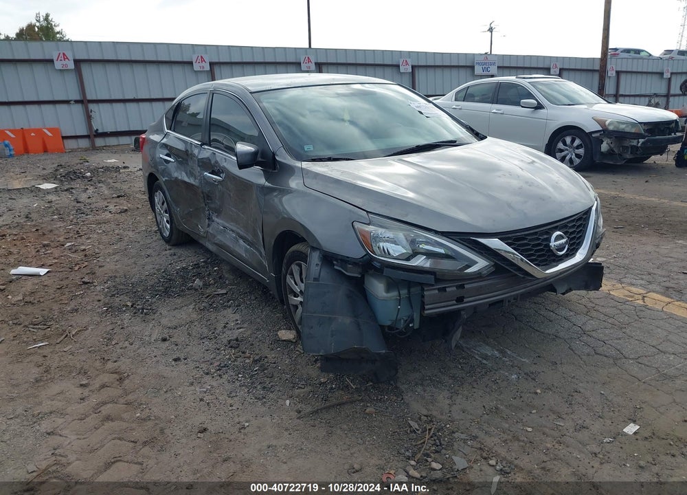 2016 NISSAN SENTRA S VIN: 3N1AB7AP9GY306376