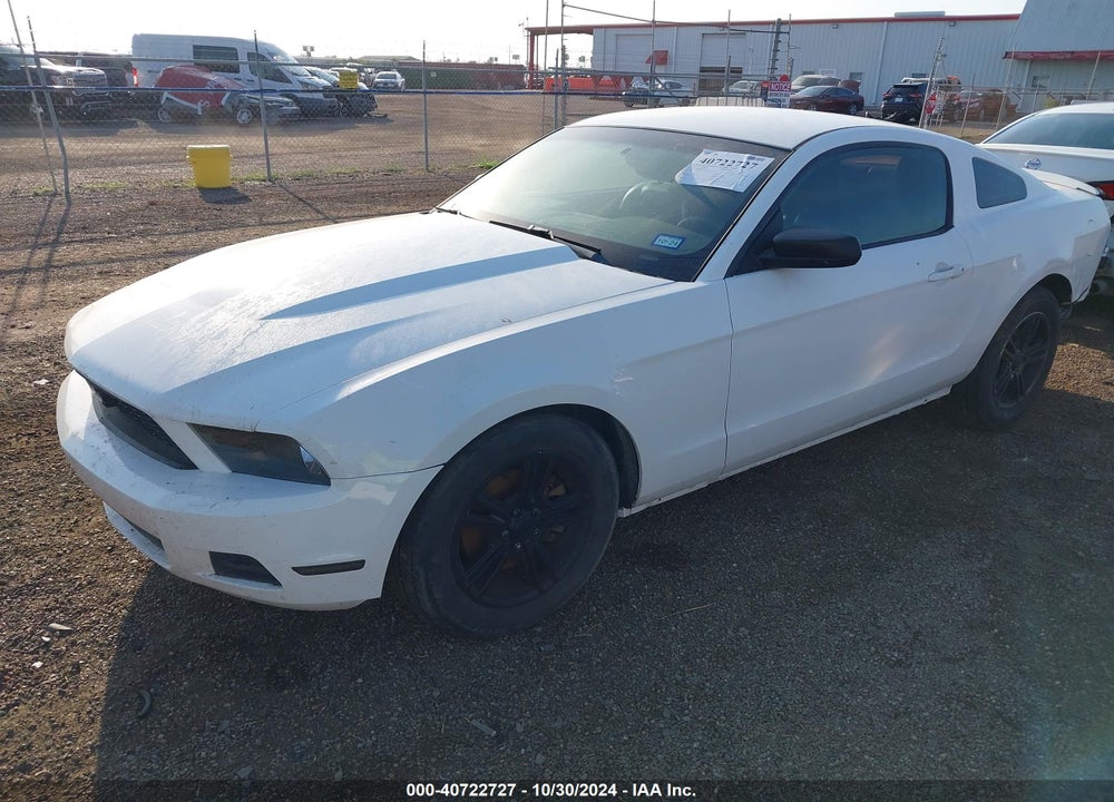 2012 FORD MUSTANG V6 PREMIUM VIN: 1ZVBP8AM3C5208463