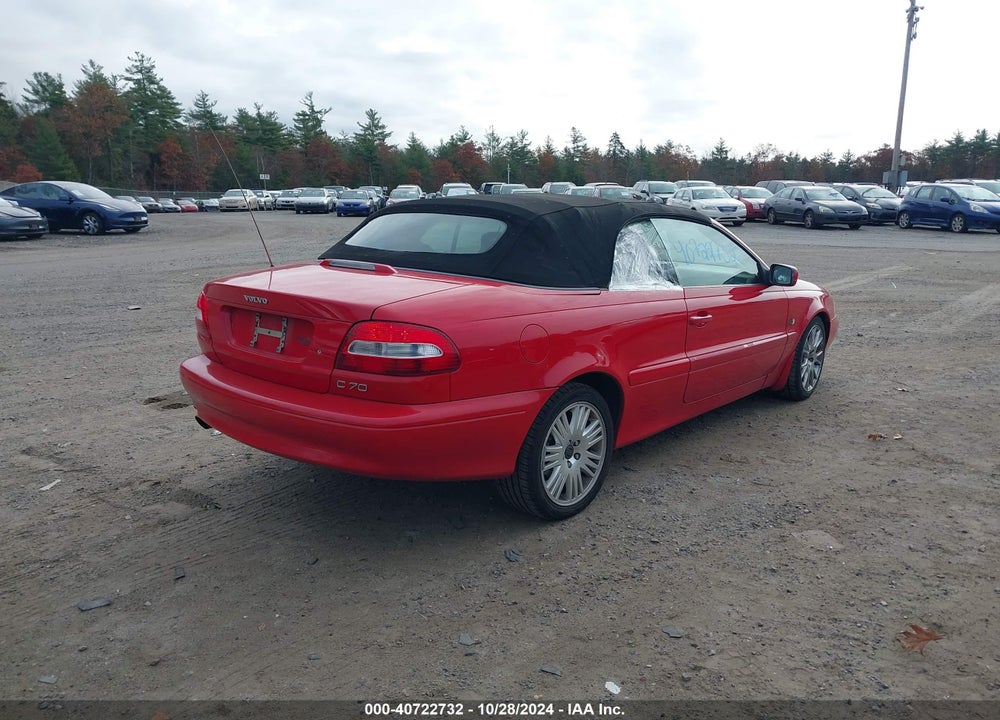 2004 VOLVO C70 LT VIN: YV1NC63D44J046746