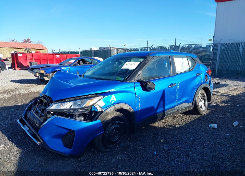 2024 NISSAN KICKS S XTRONIC CVT VIN: 3N1CP5BV7RL500609