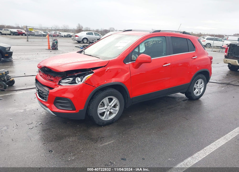 2017 CHEVROLET TRAX LT VIN: 3GNCJPSB5HL173231
