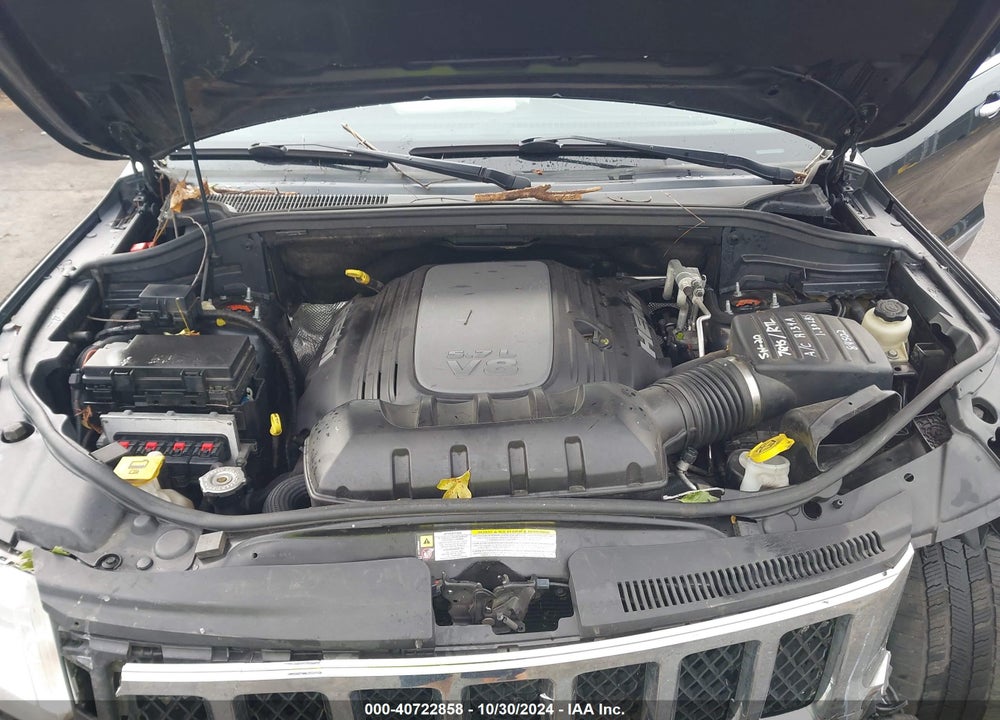 2013 JEEP GRAND CHEROKEE OVERLAND VIN: 1C4RJECT4DC533836