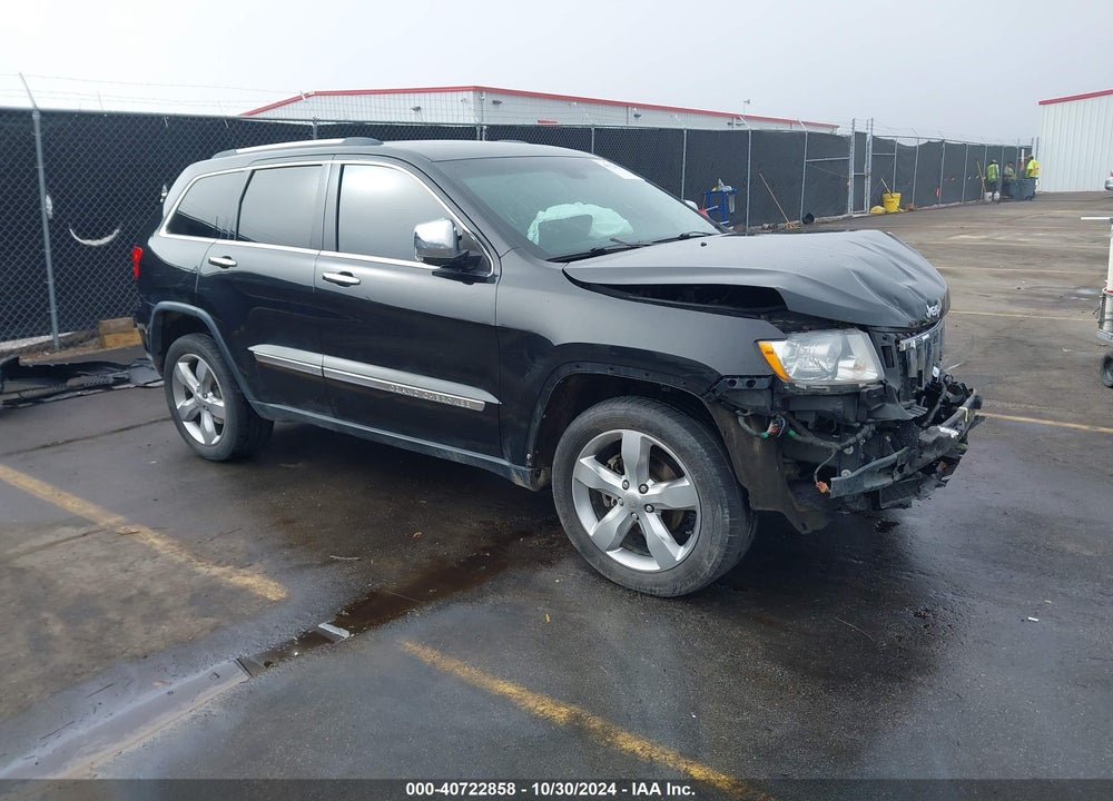 2013 JEEP GRAND CHEROKEE OVERLAND VIN: 1C4RJECT4DC533836