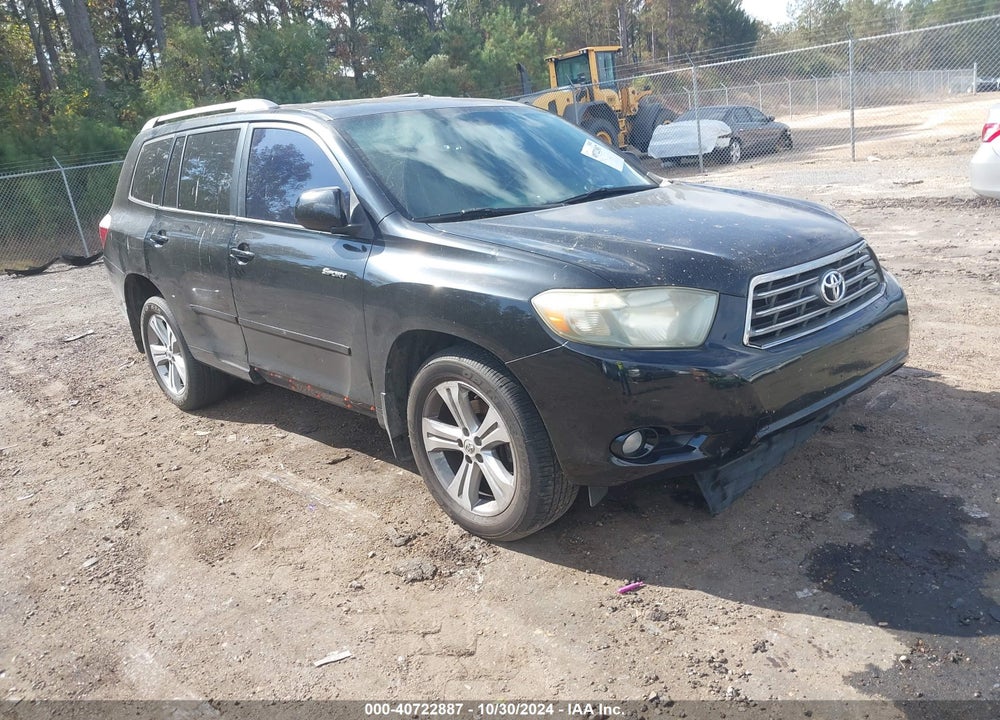 2008 TOYOTA HIGHLANDER SPORT VIN: JTEDS43A682009630