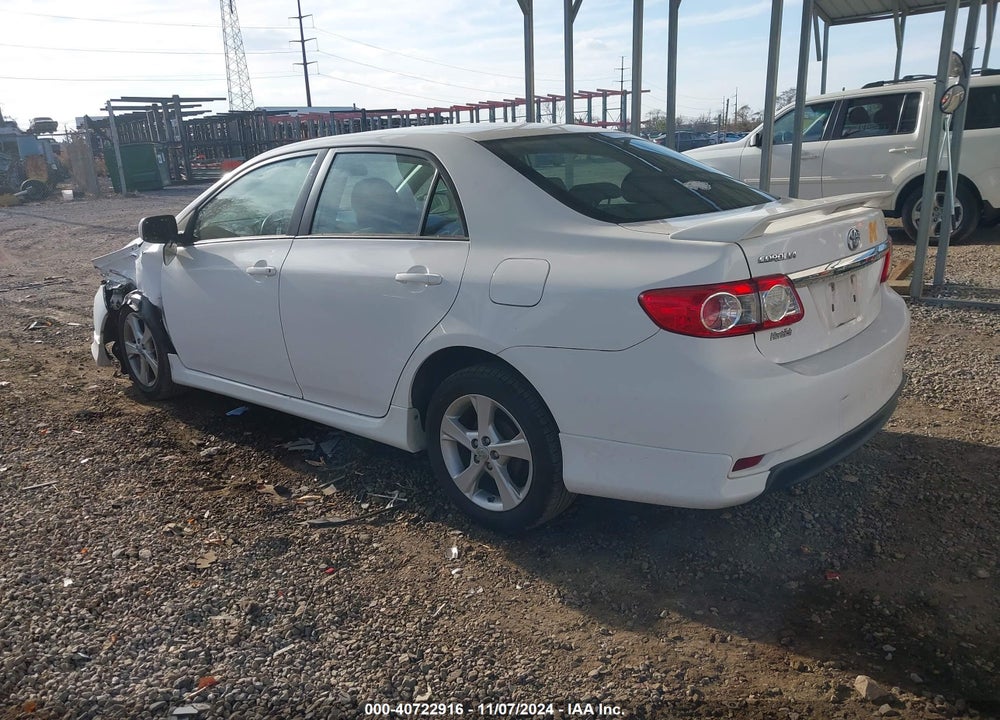 2013 TOYOTA COROLLA S VIN: 2T1BU4EE5DC122163