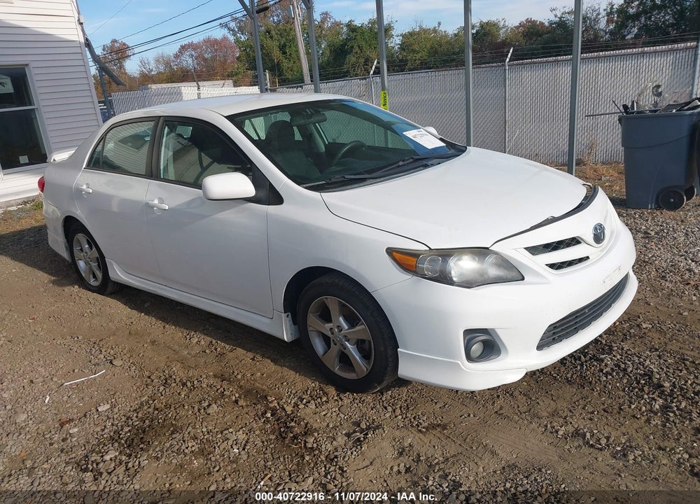 2013 TOYOTA COROLLA S VIN: 2T1BU4EE5DC122163