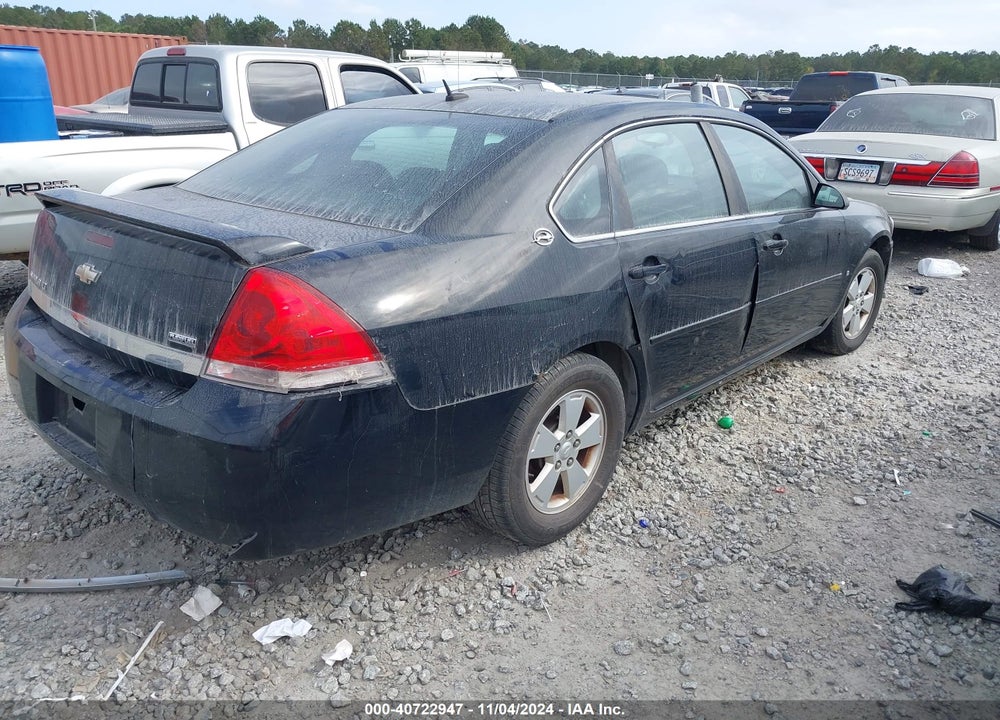 2008 CHEVROLET IMPALA LT VIN: 2G1WT58KX89276989