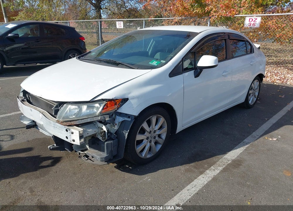 2012 HONDA CIVIC VIN: 19XFB2F53CE334621