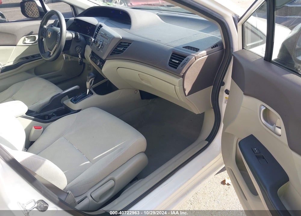 2012 HONDA CIVIC VIN: 19XFB2F53CE334621