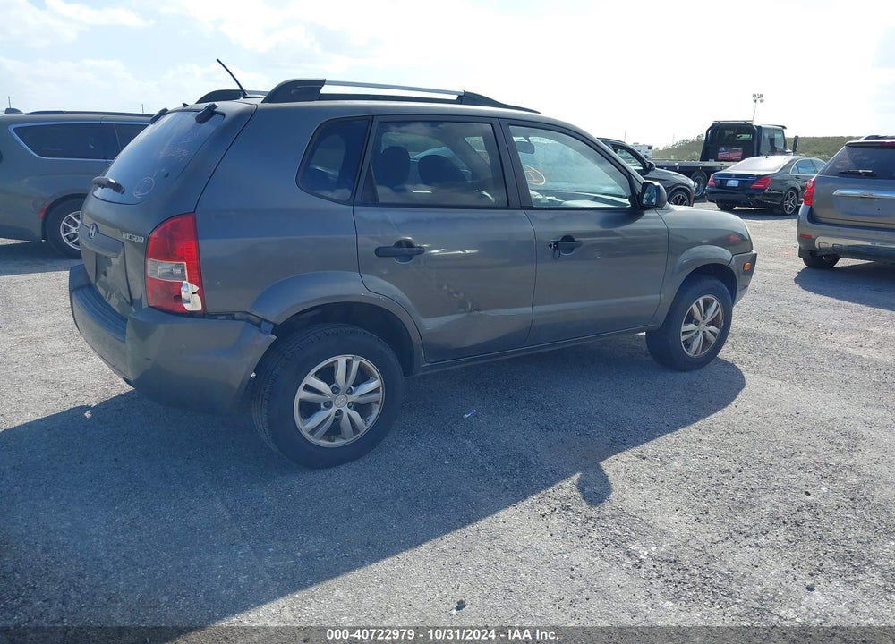 2009 HYUNDAI TUCSON GLS VIN: KM8JM12B79U960611