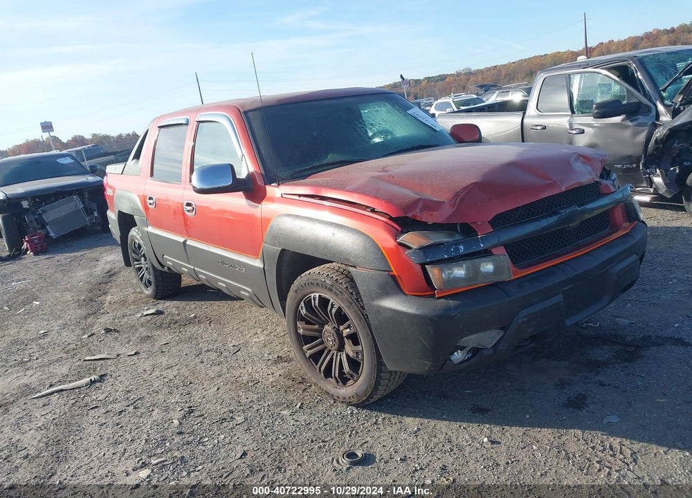 2002 CHEVROLET AVALANCHE 1500 VIN: 3GNEK13T12G208910