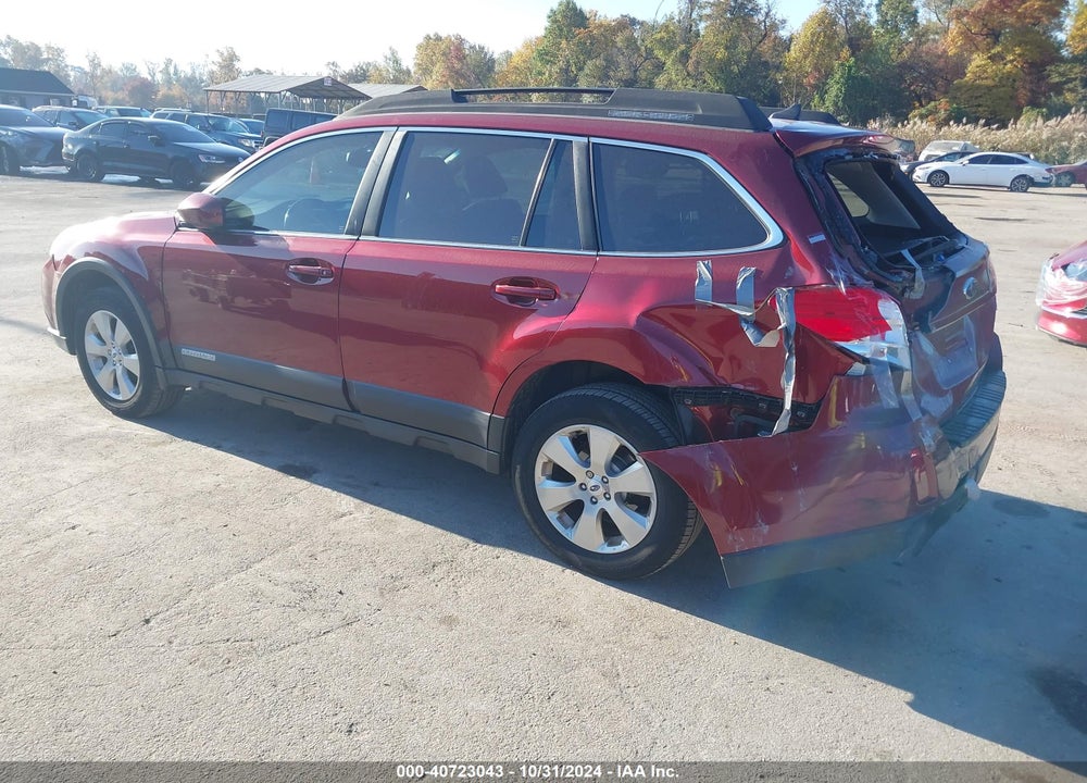 2012 SUBARU OUTBACK 2.5I LIMITED VIN: 4S4BRBLC4C3303135