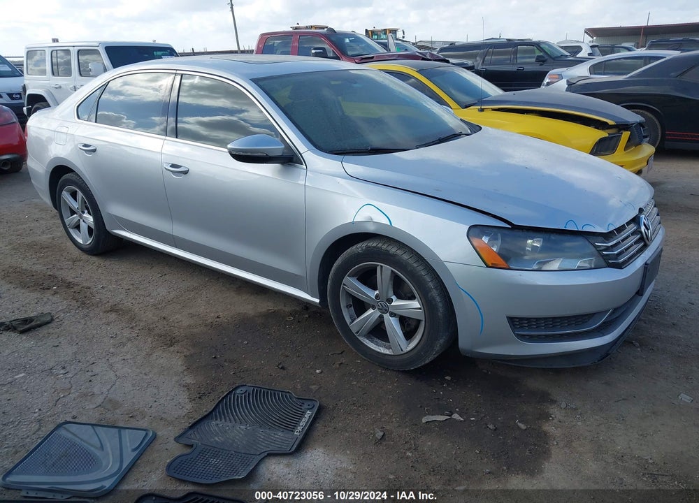 2012 VOLKSWAGEN PASSAT 2.0L TDI SE VIN: 1VWBN7A38CC039754