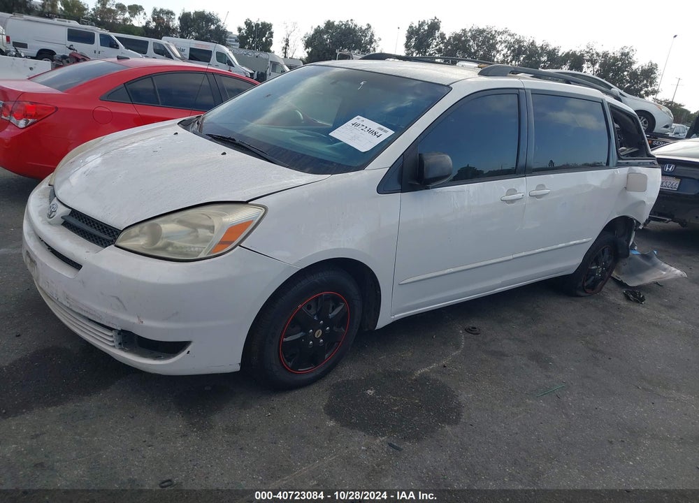 2005 TOYOTA SIENNA LE VIN: 5TDZA23C15S343796