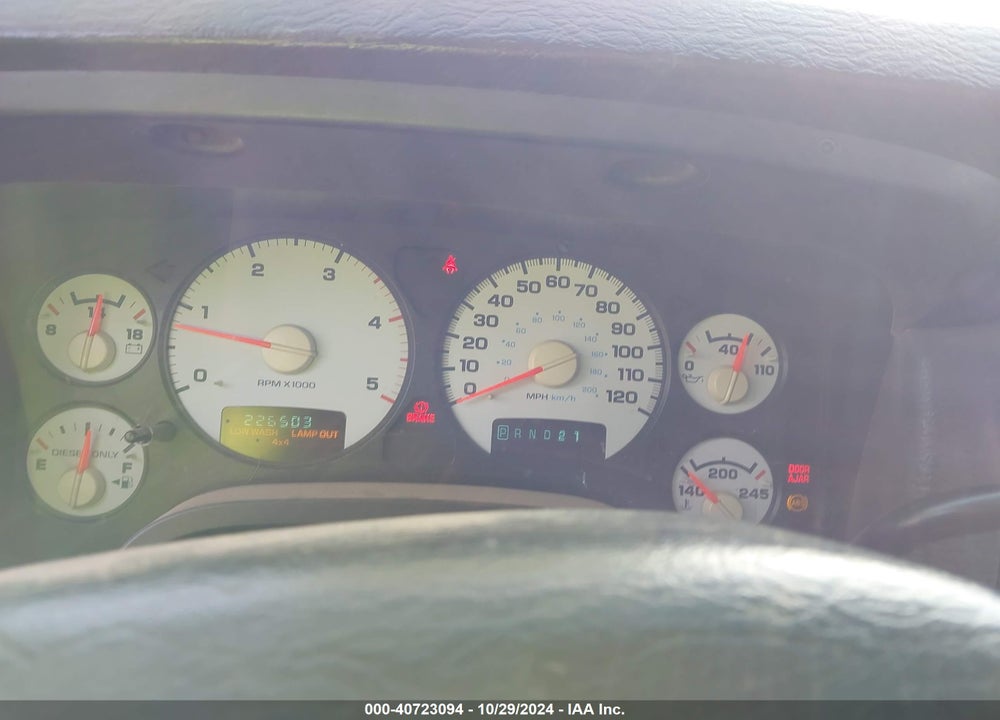 2003 DODGE RAM 2500 SLT/LARAMIE/ST VIN: 3D7KU28C83G773795