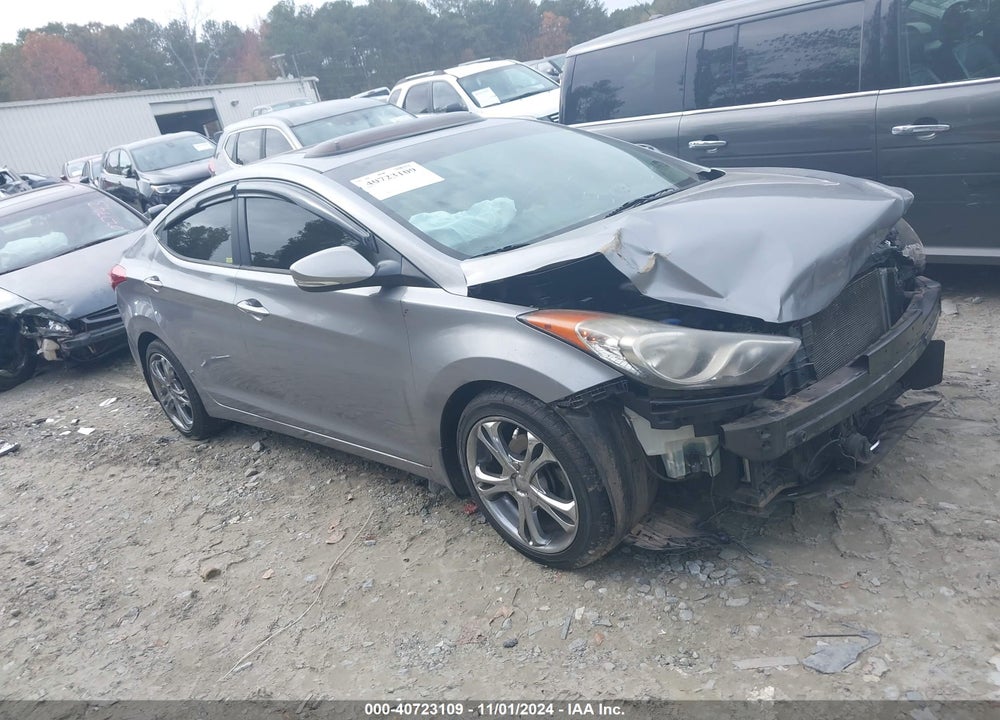 2013 HYUNDAI ELANTRA LIMITED VIN: KMHDH4AE6DU525618