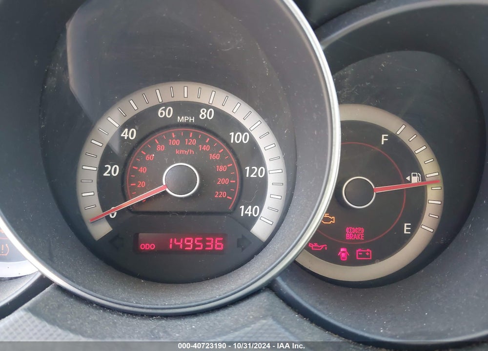 2010 KIA FORTE EX VIN: KNAFU4A28A5041466