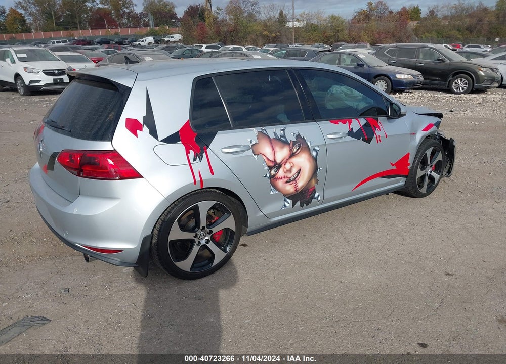 2017 VOLKSWAGEN GOLF GTI VIN: 3VW547AU6HM012602