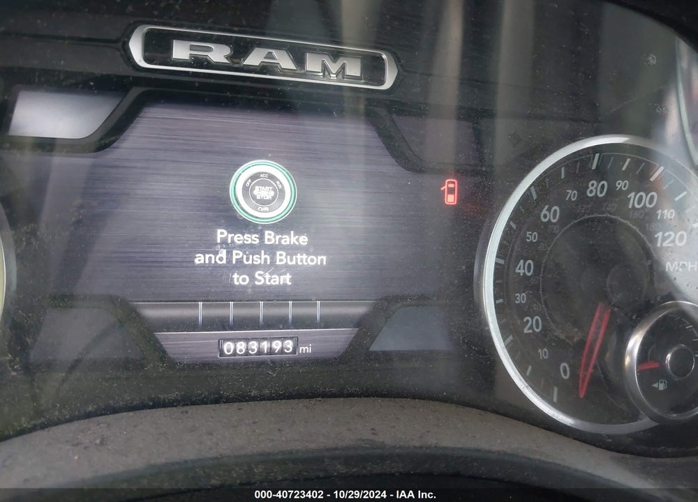 2019 RAM 1500 VIN: 1C6SRFJT1KN765015