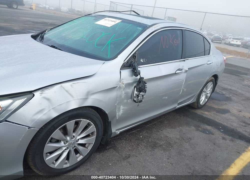 2014 HONDA ACCORD EX-L V-6 VIN: 1HGCR3F87EA028740
